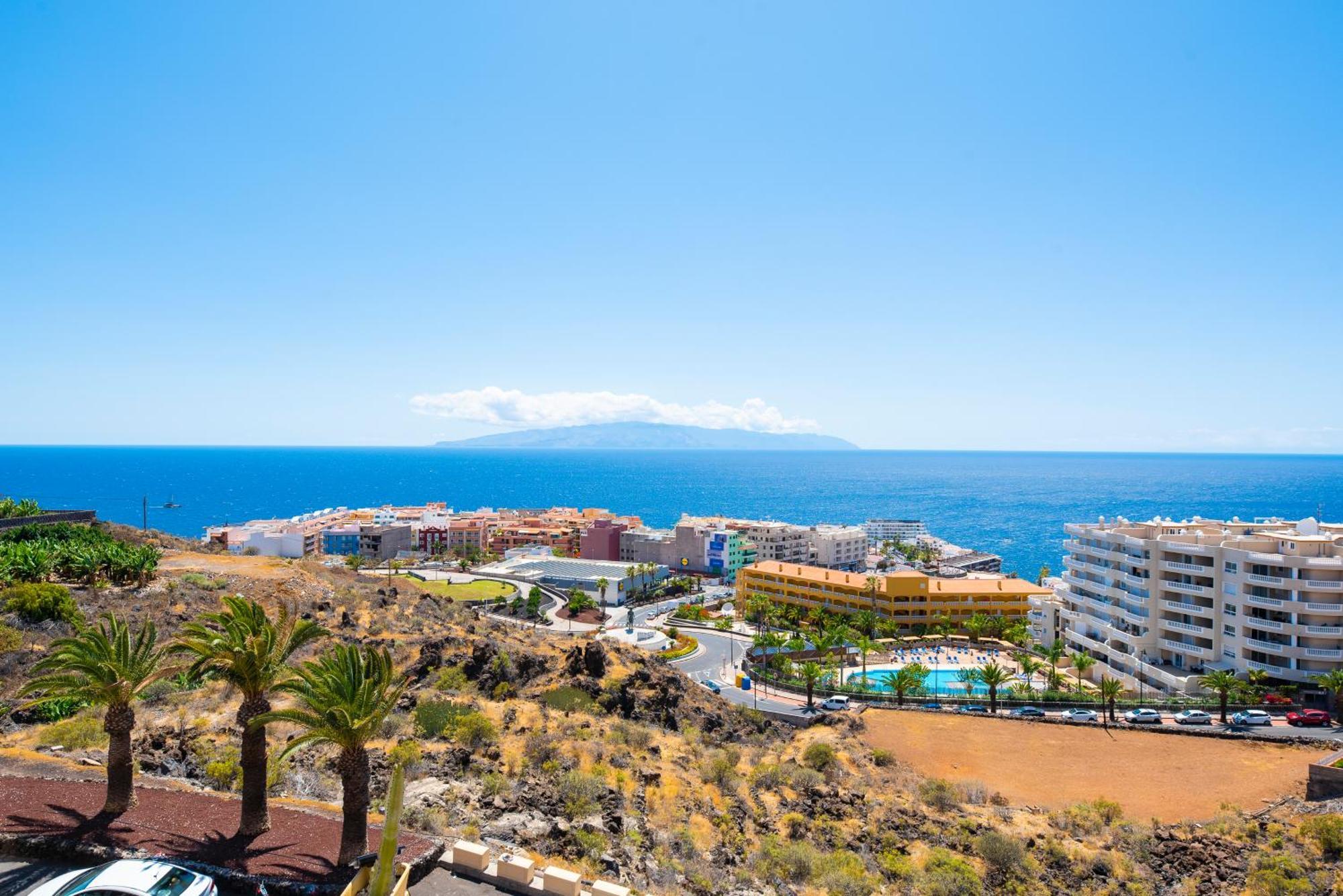 Panomaric Sea View - Sol Apartment Puerto de Santiago  Kültér fotó