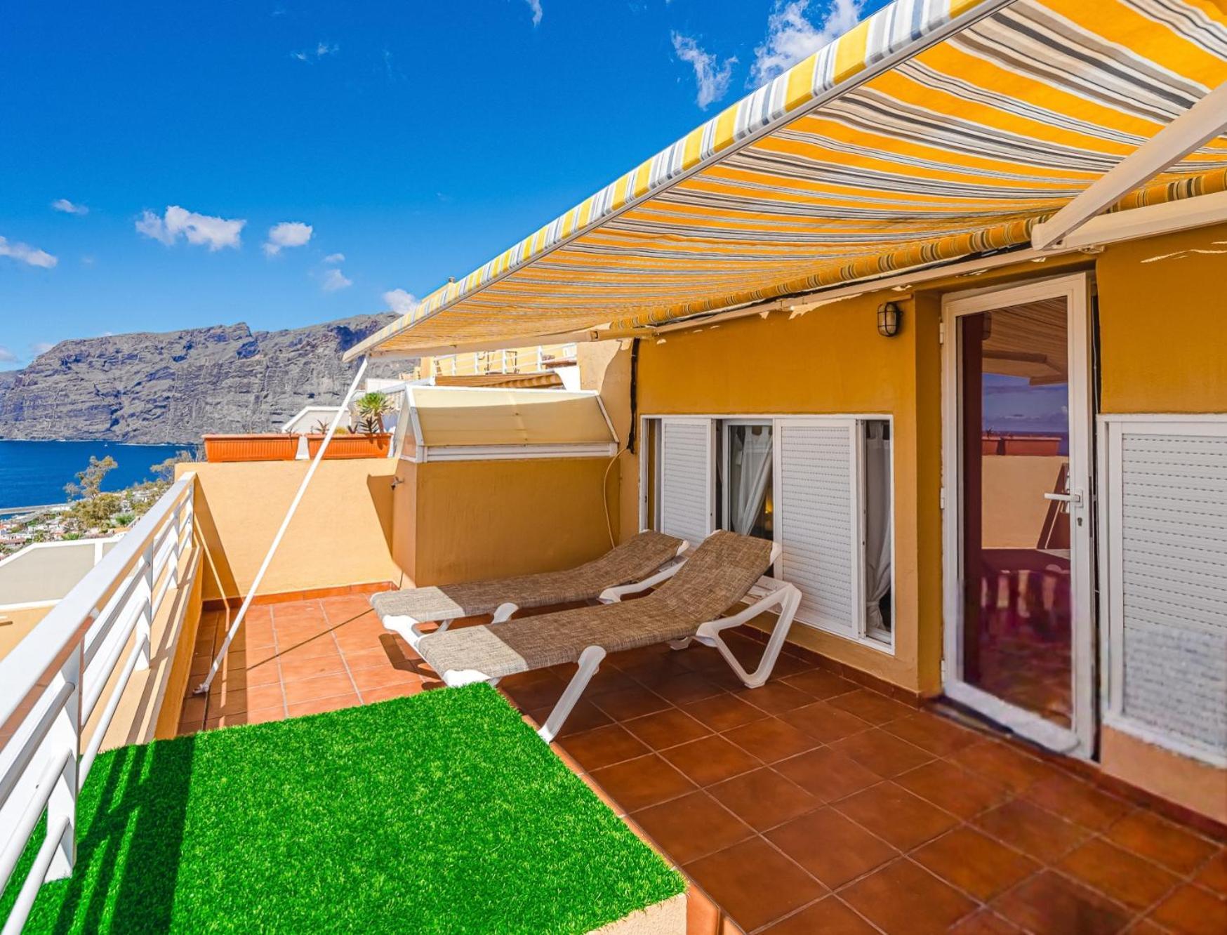 Panomaric Sea View - Sol Apartment Puerto de Santiago  Kültér fotó